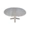 International Concepts 36 in. Solid Wood Round Top Pedestal Table w/12 in. Leaf - 30.1 in.High - Dining Height, Unfinished K-36RXT-23B - alternate 2